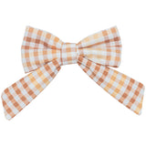 Autumnal Checkered Sailor Bow