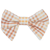Autumnal Checkered Sailor Bow