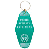 Green When I Die Motel Keychain