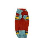Rusted Roof Orange Striped Dog Sweater