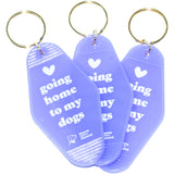 Lavender Motel Keychain