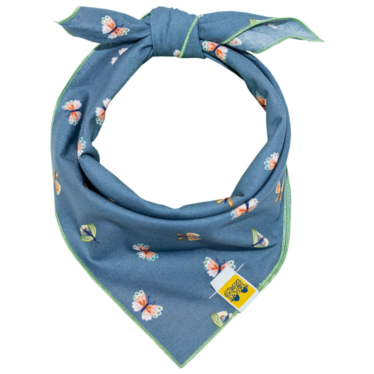 Blue Skies Butterflies Dog Bandana