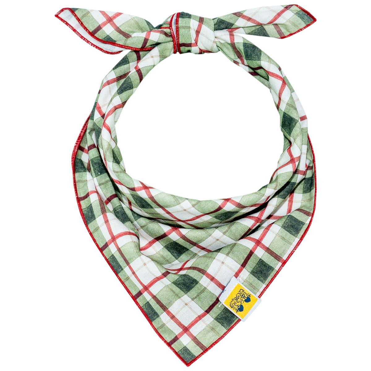 Classic Christmas Plaid Bandana