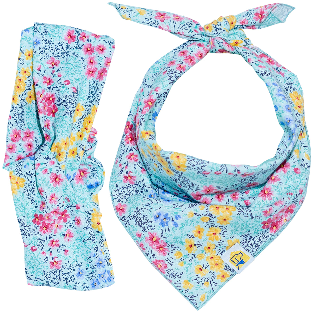 Cyan Wildflowers Matching Set