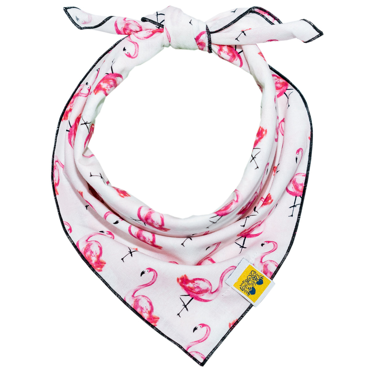 Funny Flamingos Dog Bandana