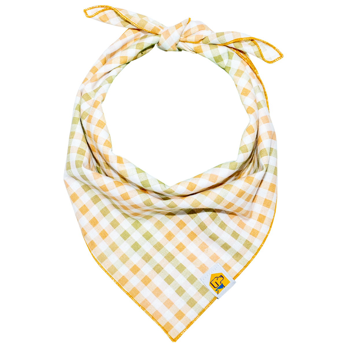 Cinnamon Apple Plaid Dog Bandana