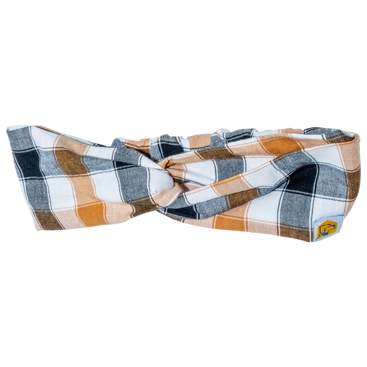 Tobacco Plaid Headband