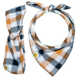 Large Autumnal Check Matching Set